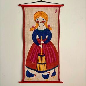 Vintage Danish Wall Hanging